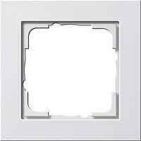 Рамка универсальная Gira E2 1-м. белый матовый картинка